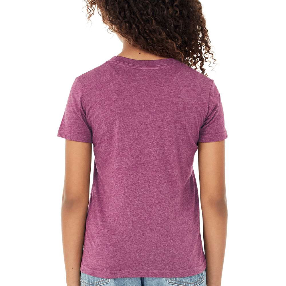 Up North - Youth Tee - Heather Magenta