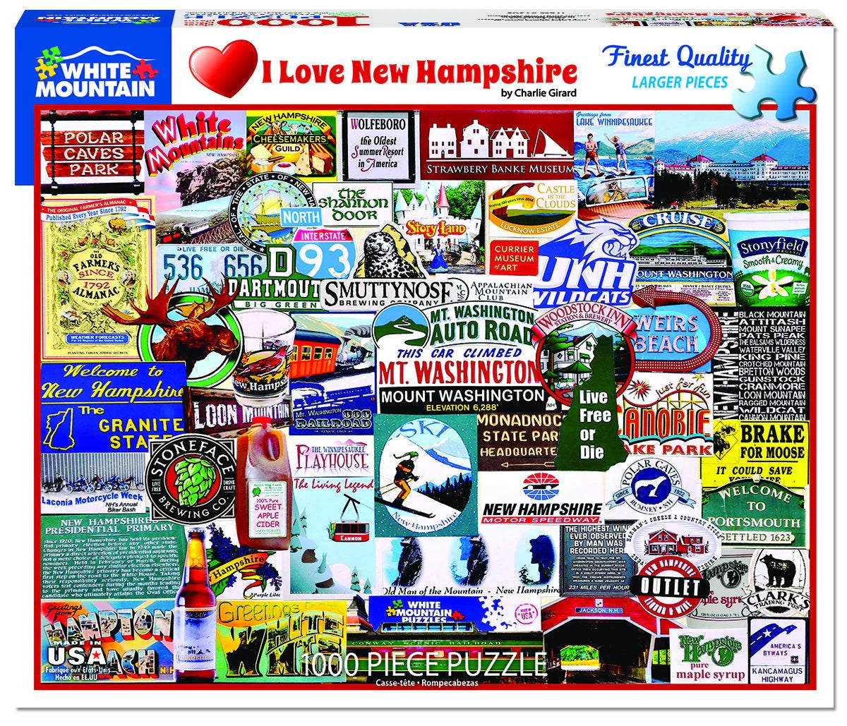 I Love New Hampshire | 1000 Piece Puzzle
