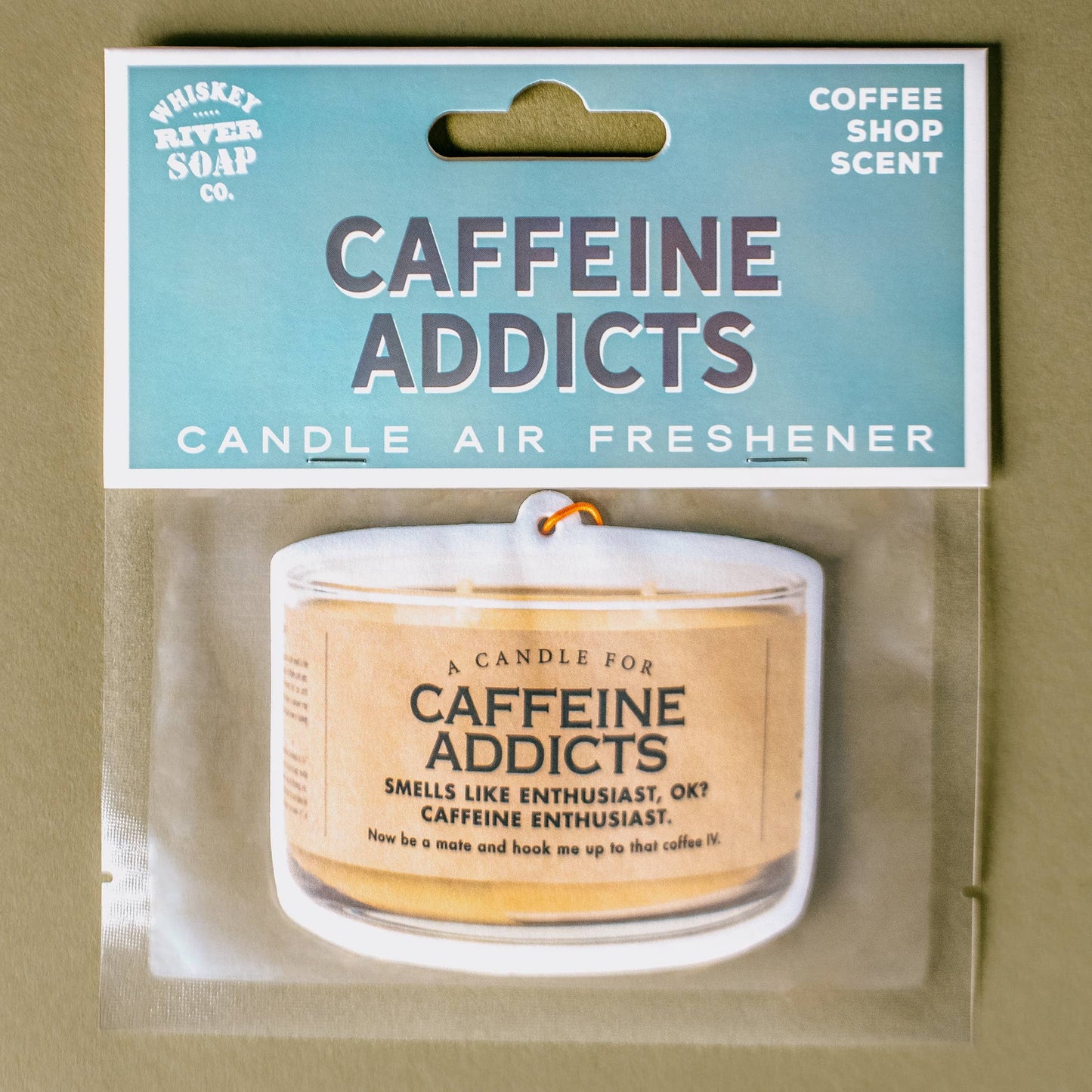 Caffeine Addicts Air Freshener | Funny Car Air Freshener