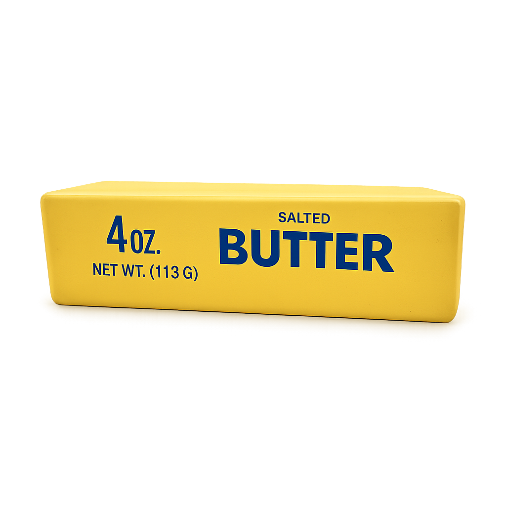 6" Butter Stick Squishy Toy