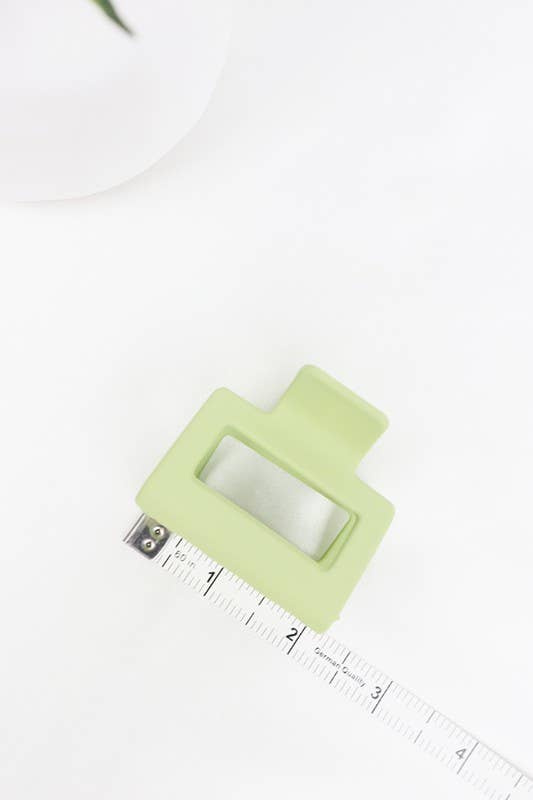 Small Matte Hair Claw Clip - 2 Pack