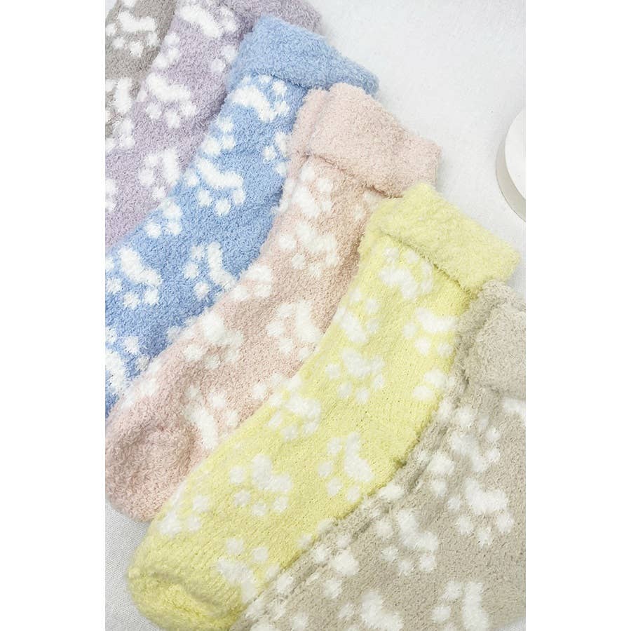 Paw Plush Socks
