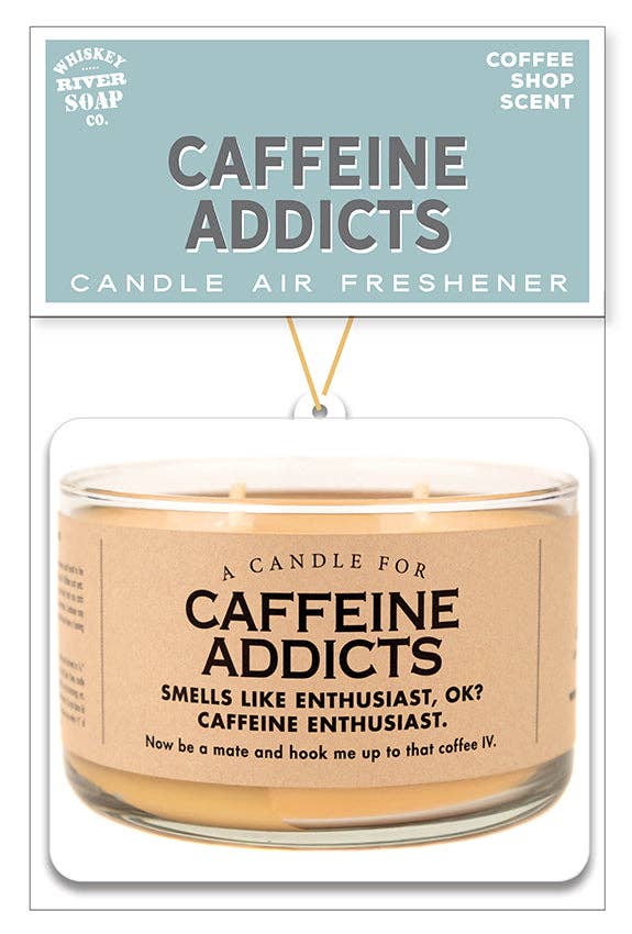 Caffeine Addicts Air Freshener | Funny Car Air Freshener