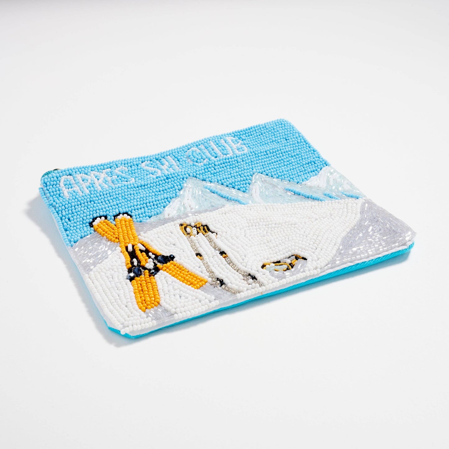 Apres Ski Club Beaded Zip Pouch