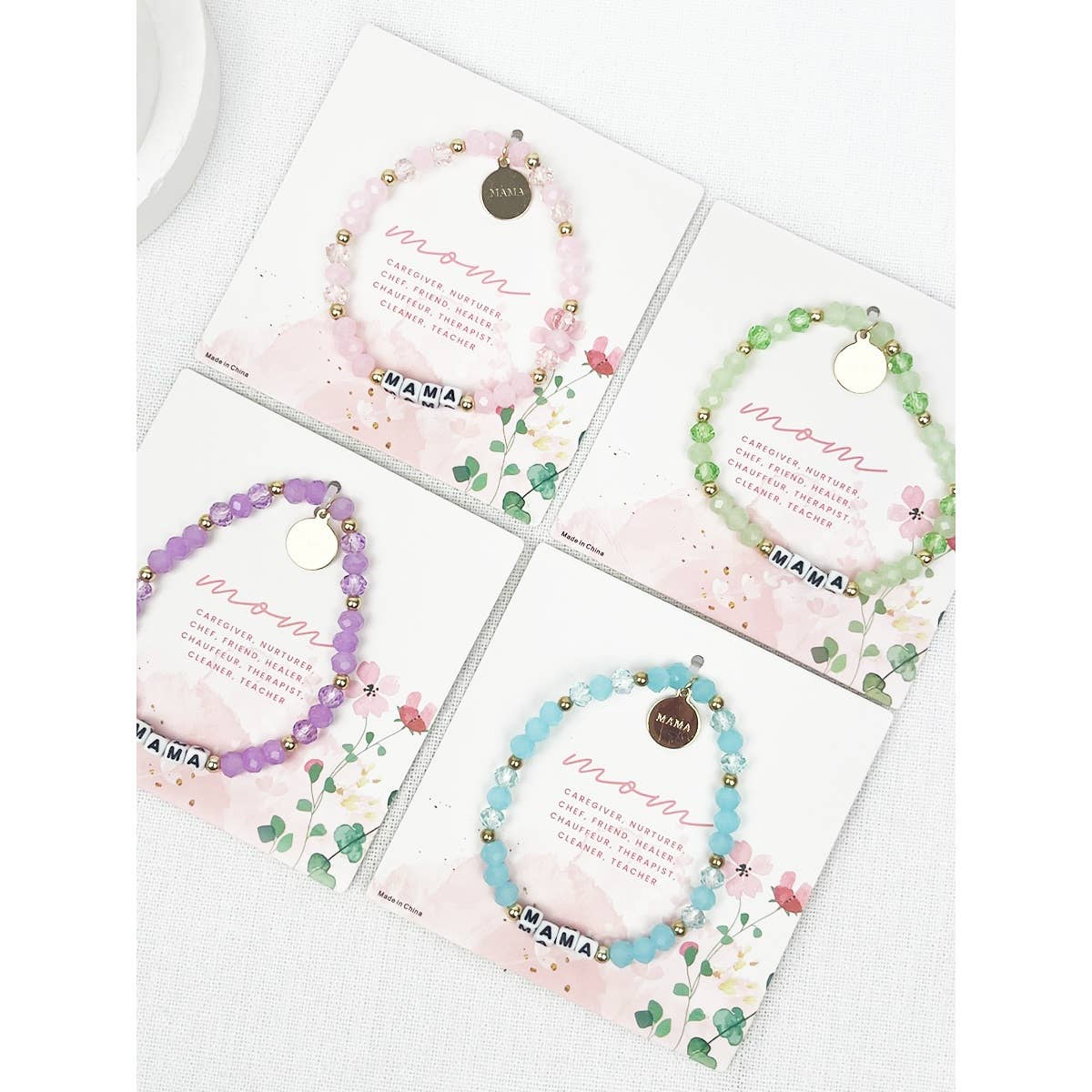 MAMA Beaded Bracelet