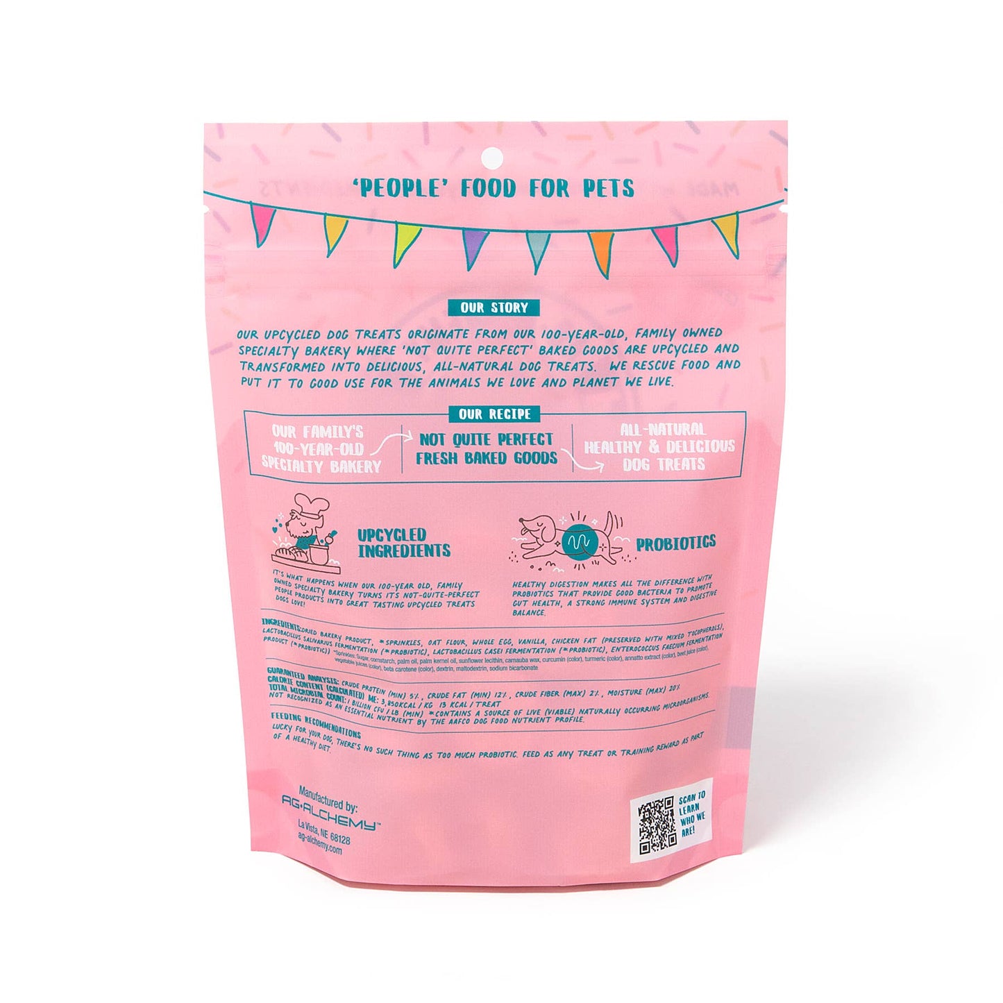 Vanilla Bday Cake Dog Treats 6oz