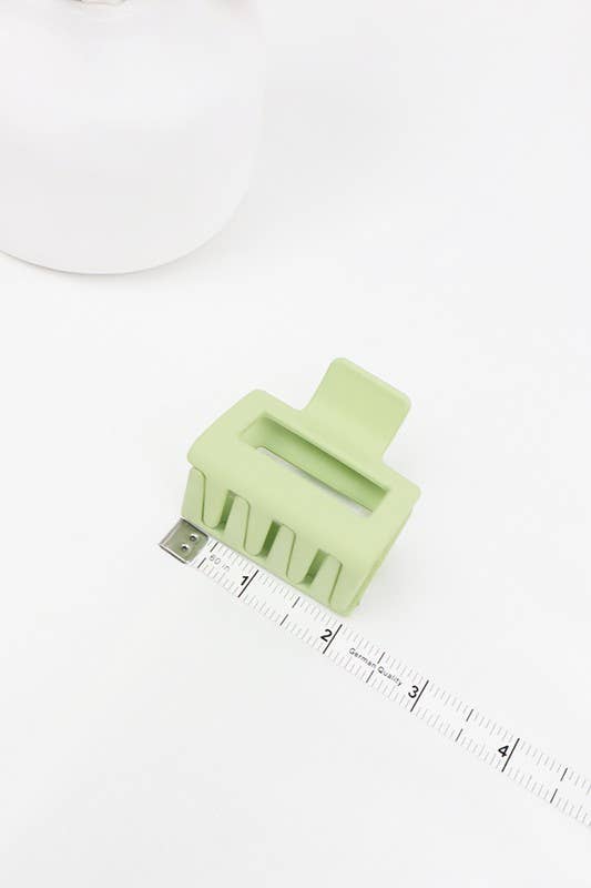 Small Matte Hair Claw Clip - 2 Pack