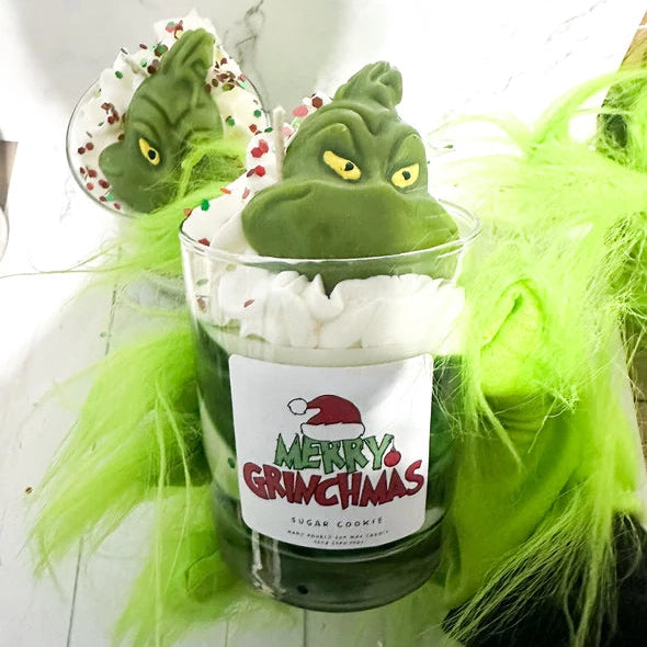 Merry Grinchmas 12oz Handmade Soy Candle