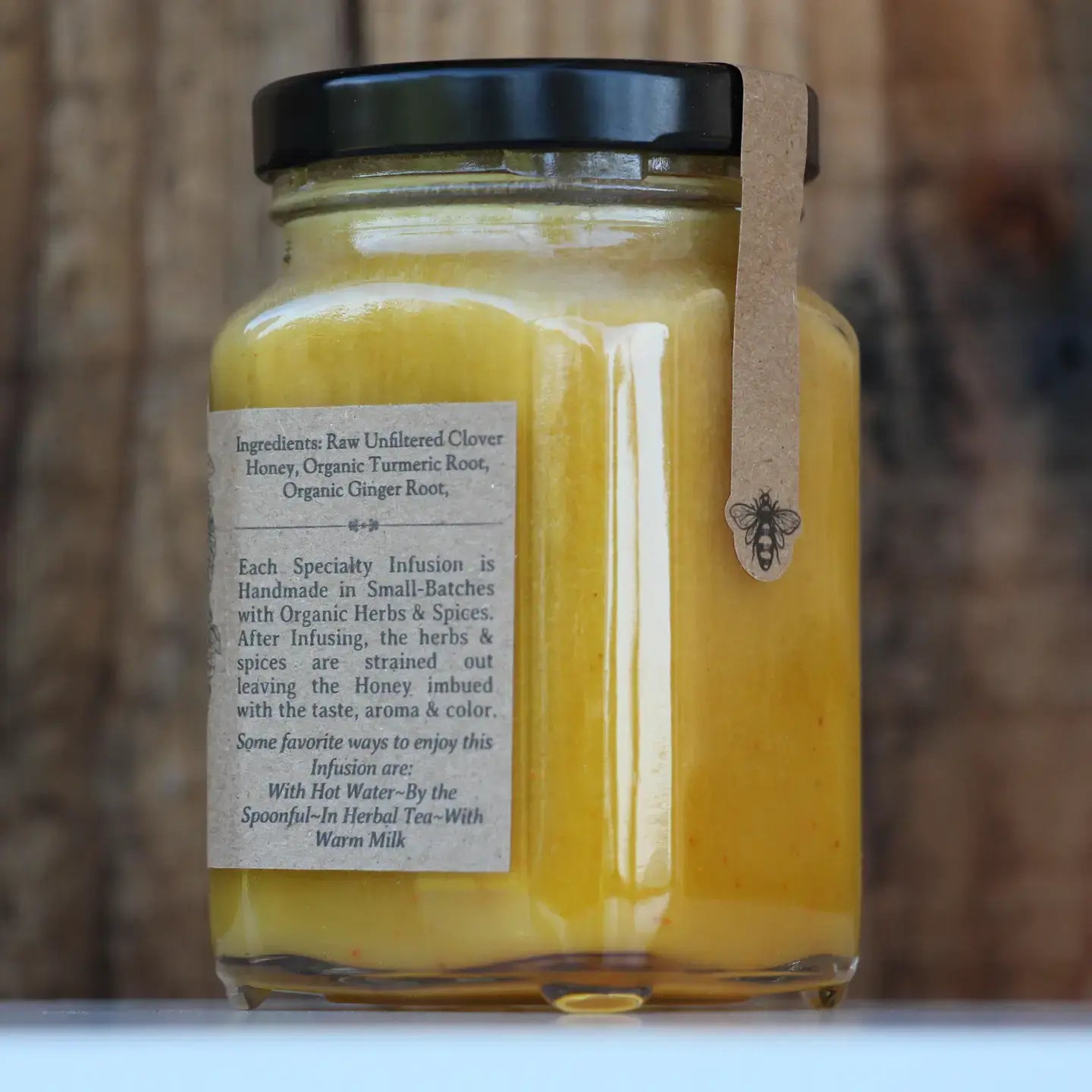 Organic Turmeric Ginger Infused Raw Honey