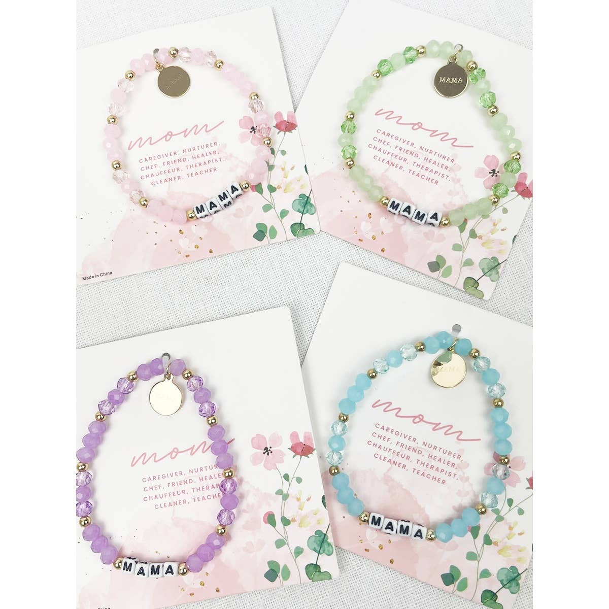 MAMA Beaded Bracelet