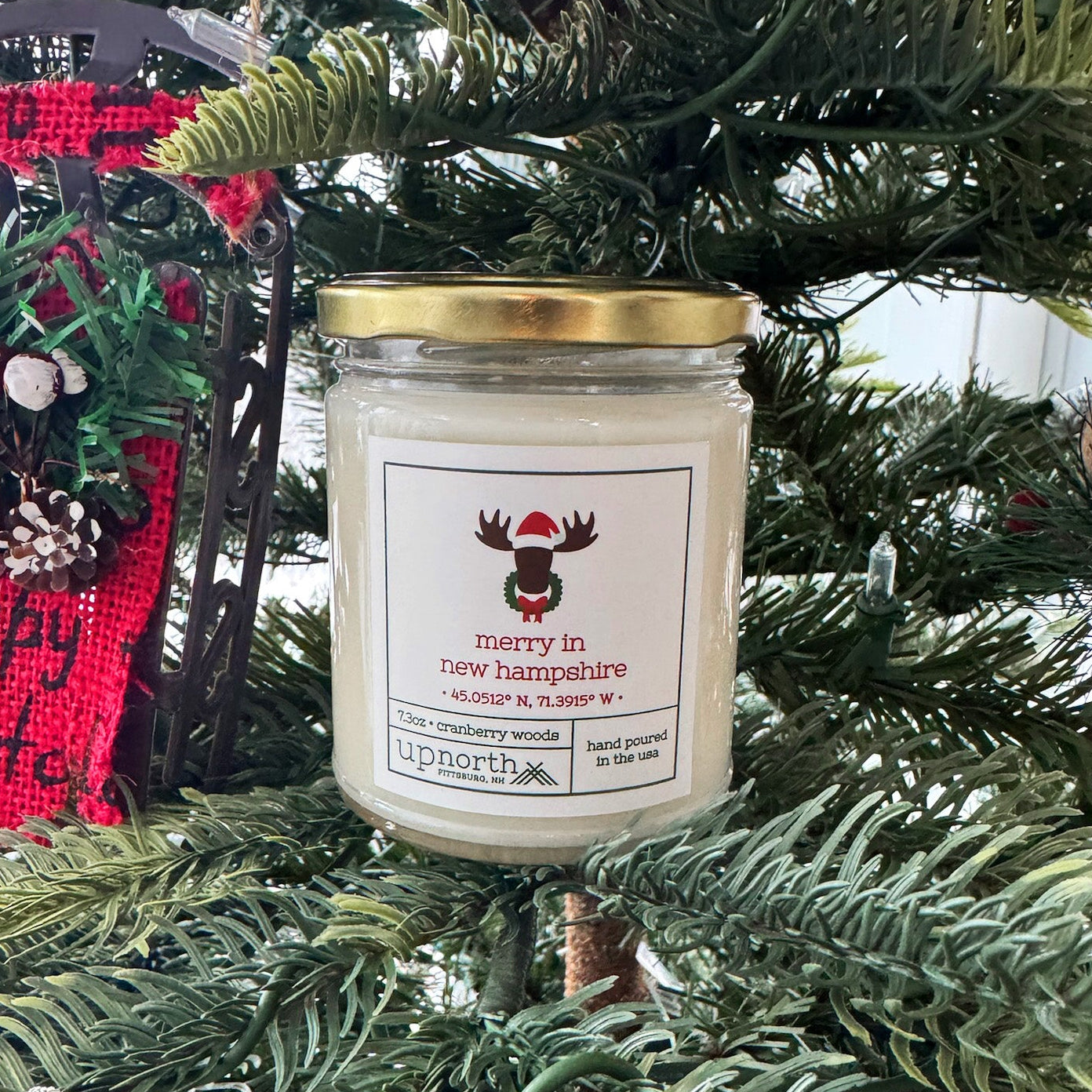 Merry in NH Candle