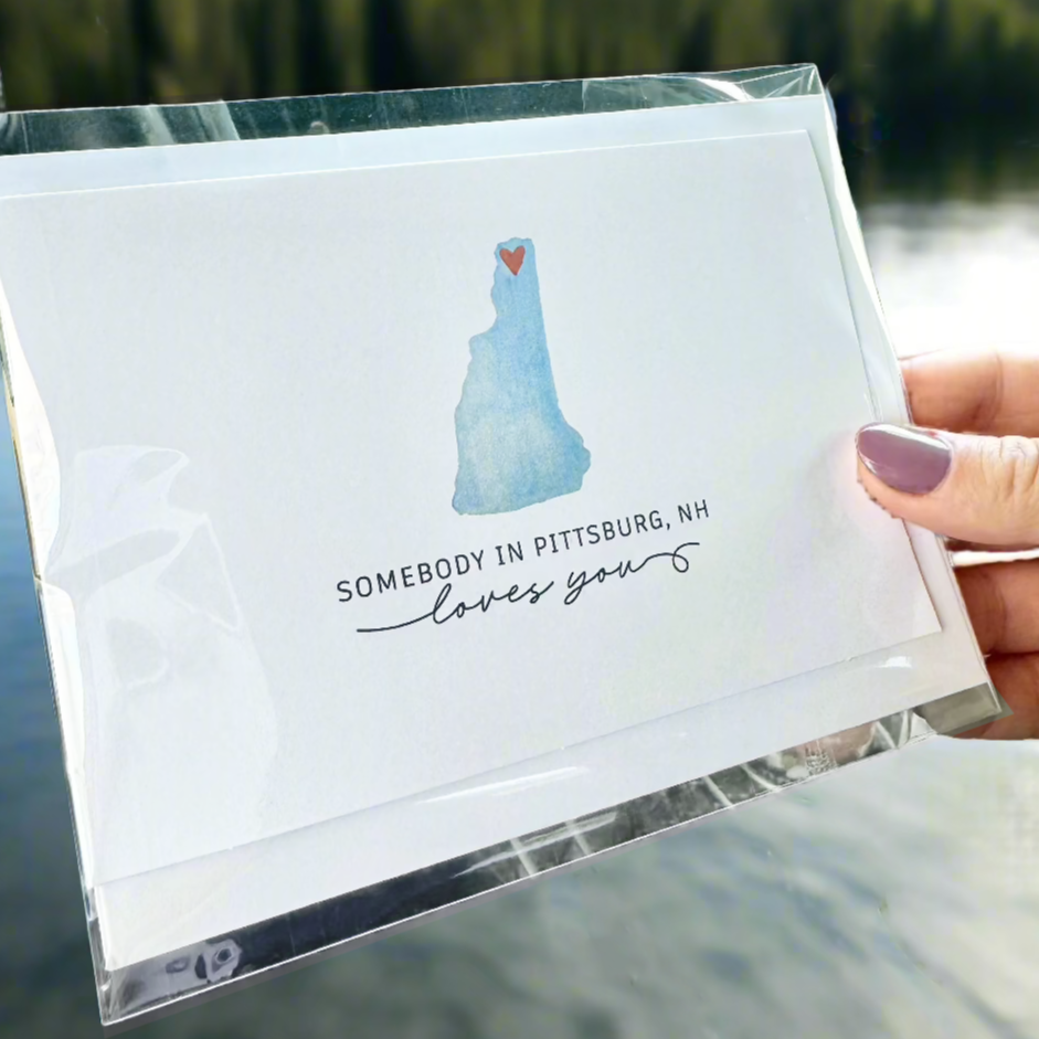 Somebody Loves You - Hand Painted Greeting Card