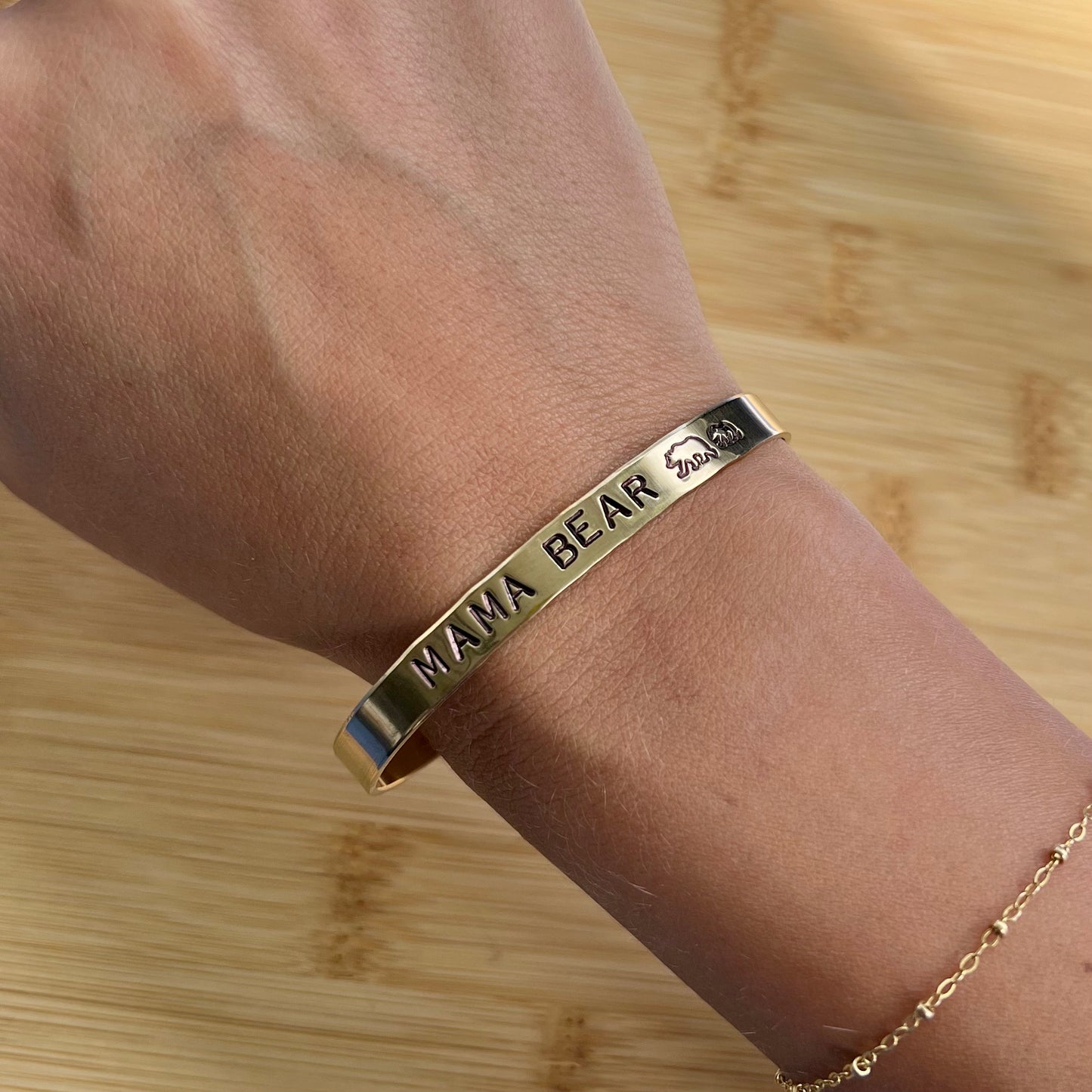 Mama Bear Cuff Bracelet