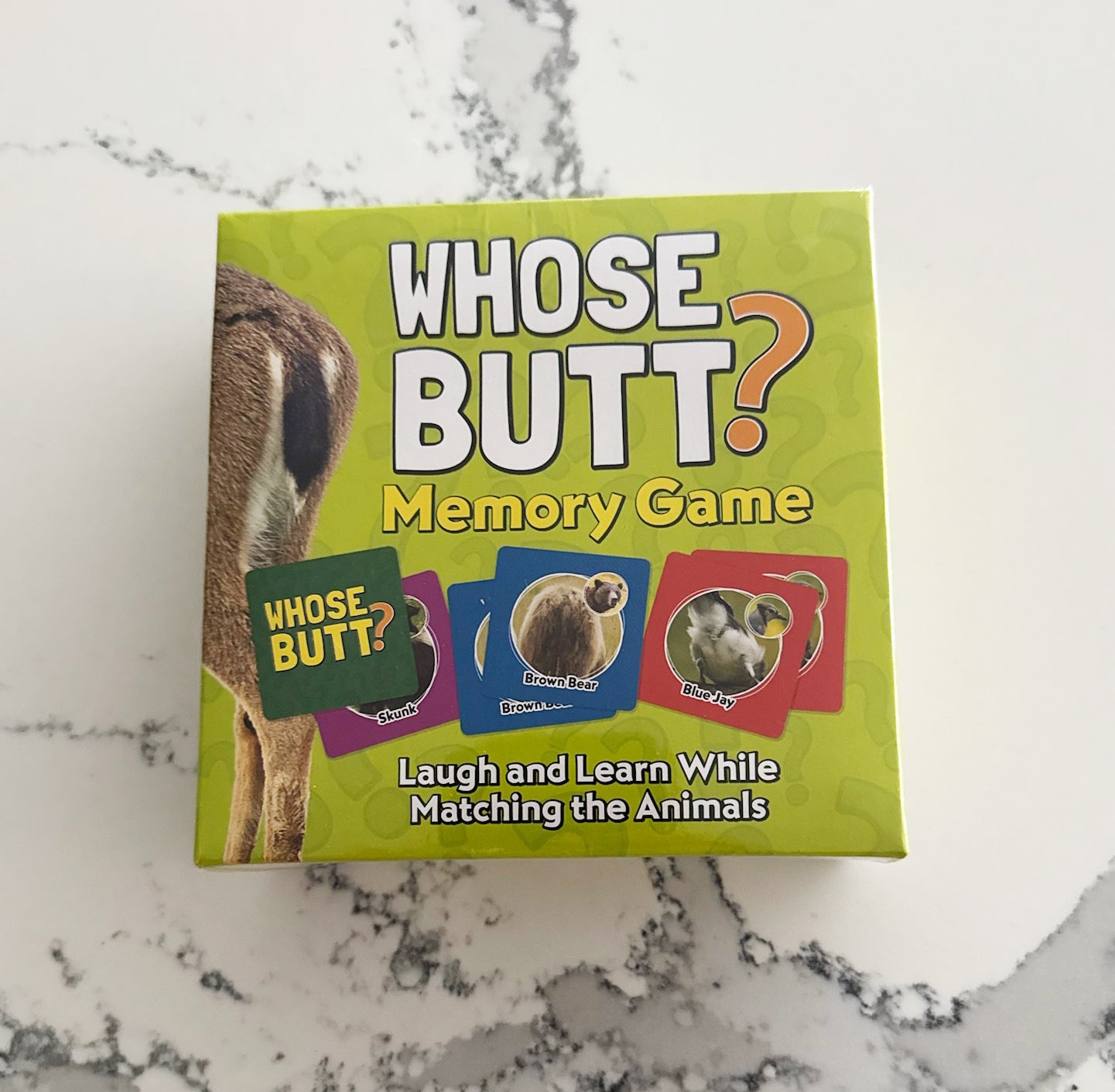 Whose Butt? Memory Game