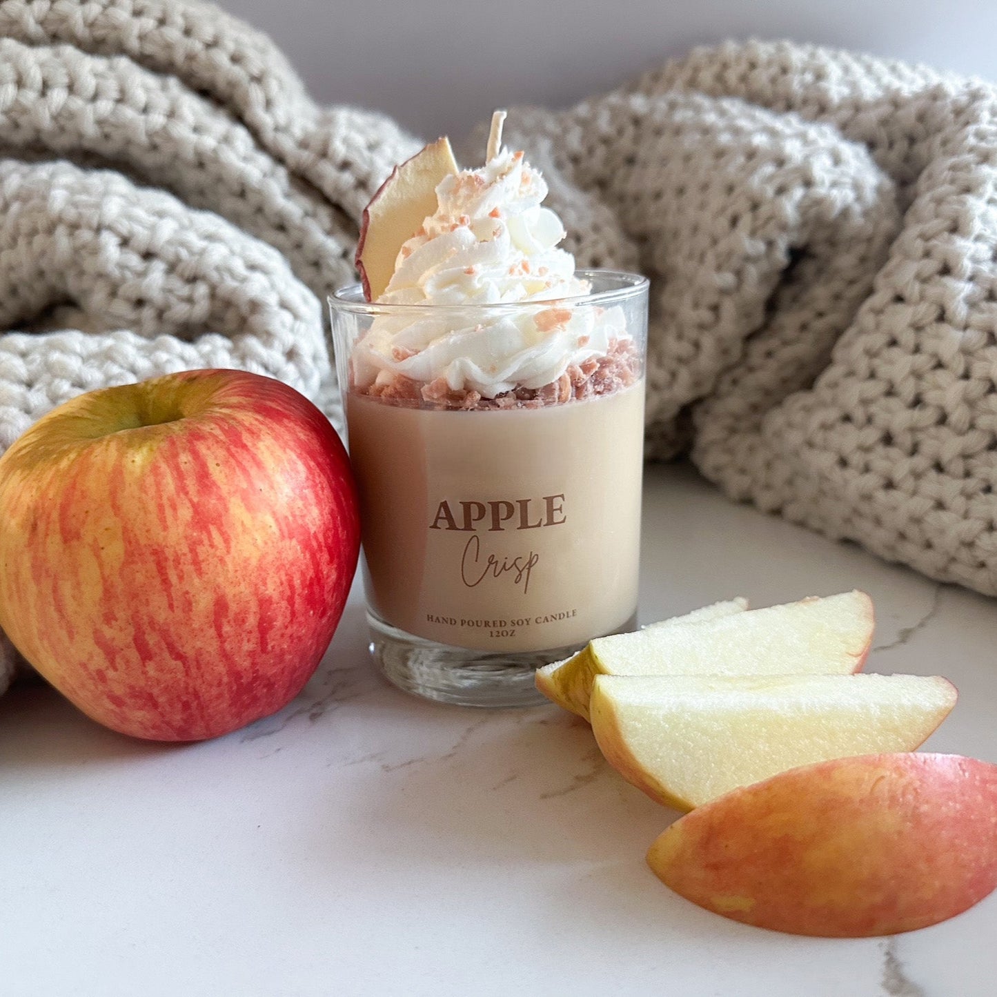 Apple Crisp 12oz Handmade Soy Candle