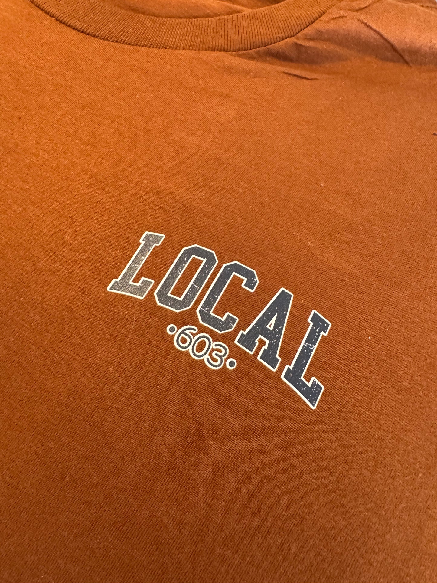 Local 603 Flag Tee - Rust