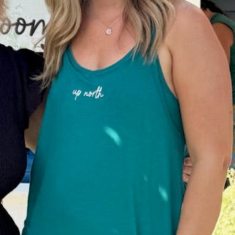 Up North Script - Athletic Dress - Teal