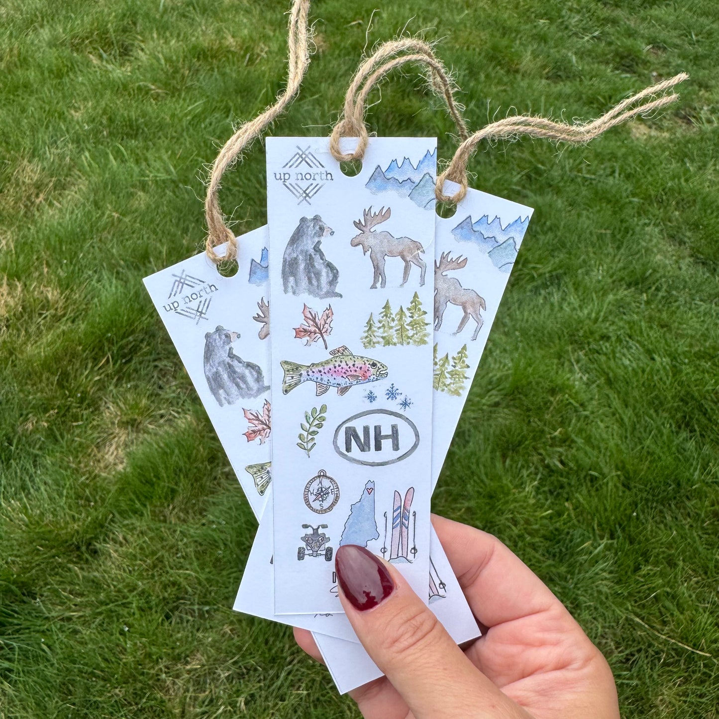 Up North Icons - Hand Painted Bookmark