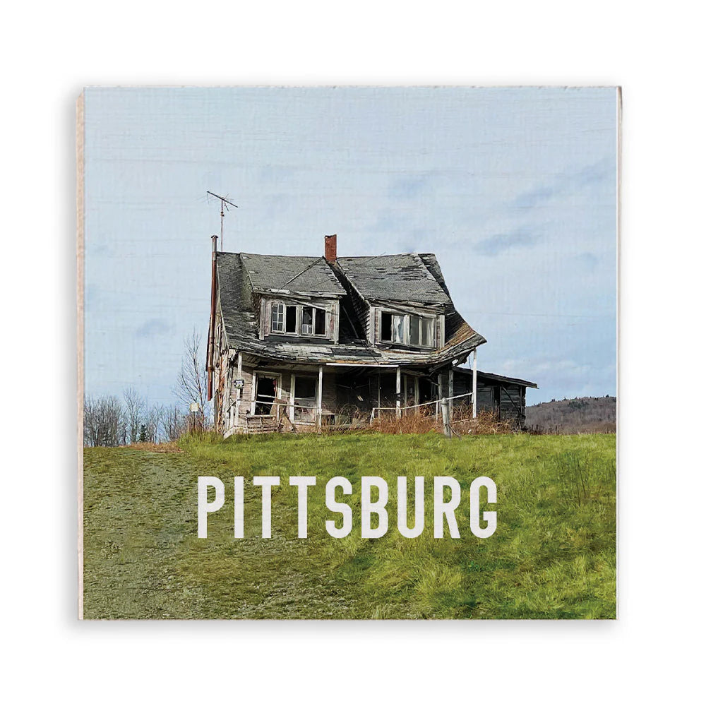 Spooky House Pittsburg - Wood Magnet