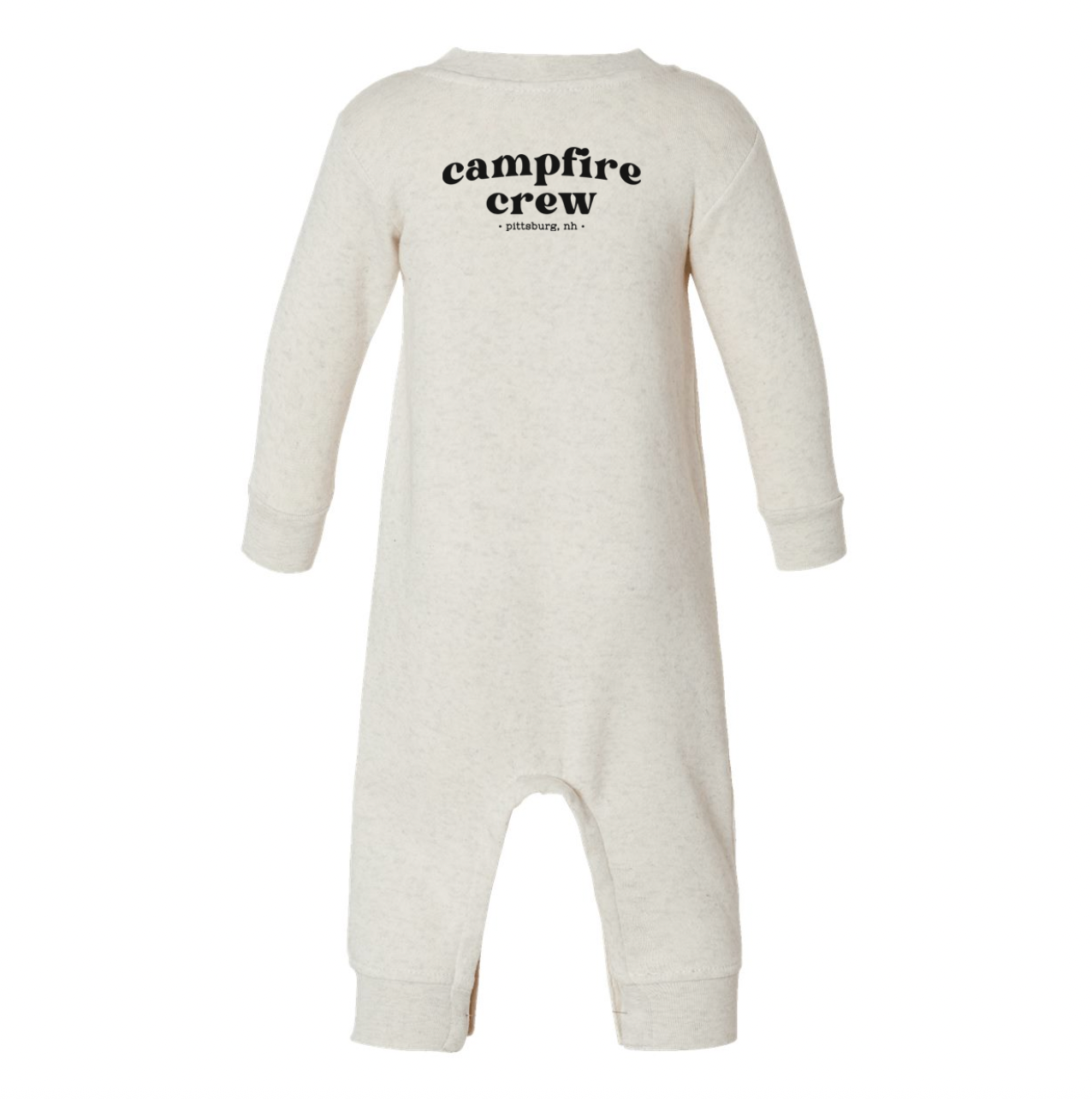 Campfire Crew Infant Fleece One-Piece - Cream