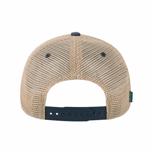YOUTH - Up North Washed & Worn Trucker Hat - Navy