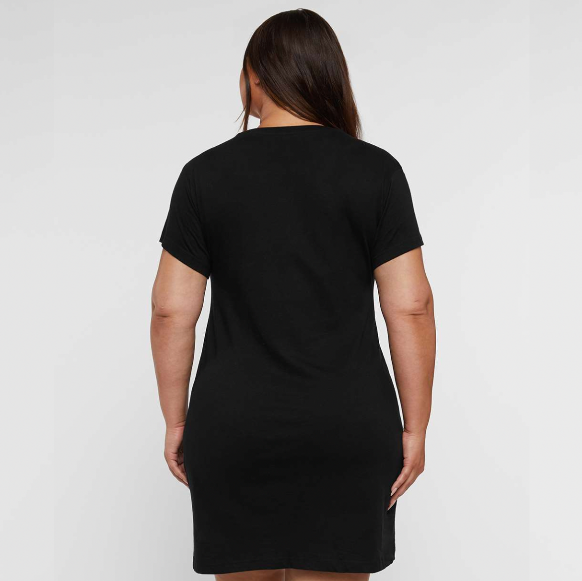 Circle Logo Ladies V-Neck Coverup - Black