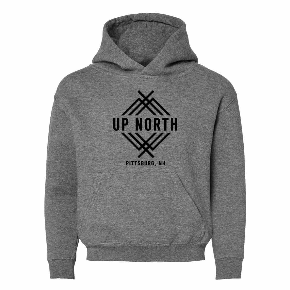 Up North Youth Logo Hoodie - Grey