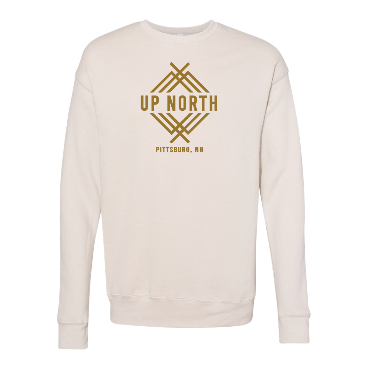 Up North Logo - Ultra Soft Fleece Crew - Ivory