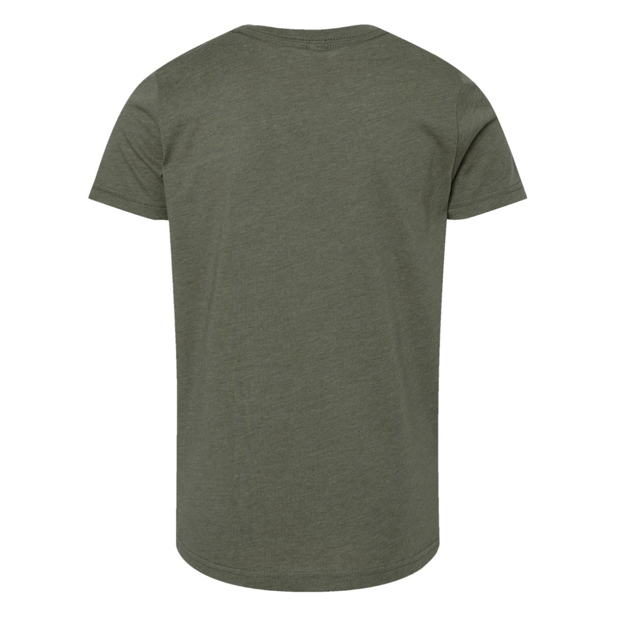 Youth Logo Tee - Heather Military Green
