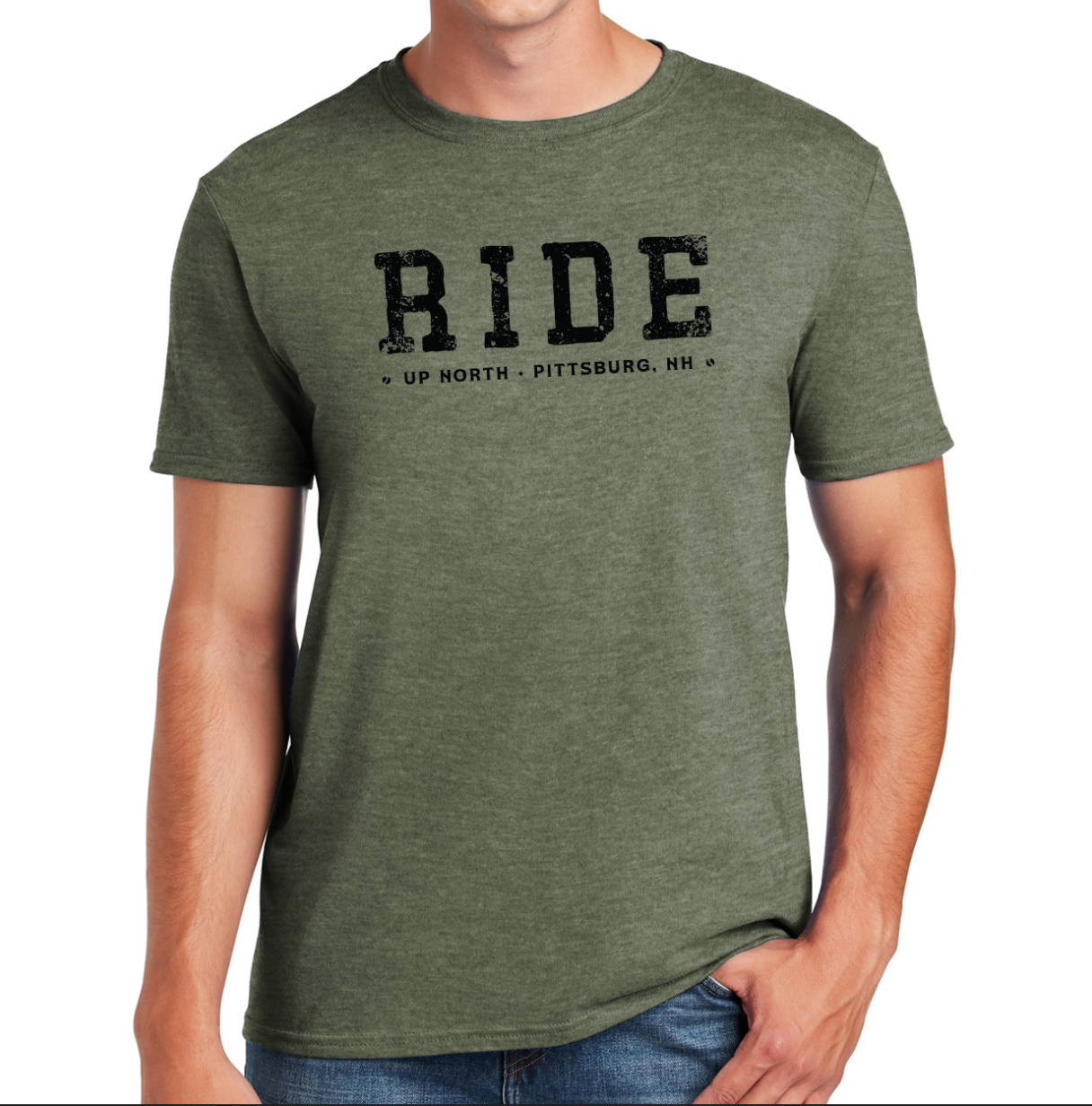RIDE 3.0 SS Tee - Olive Heather