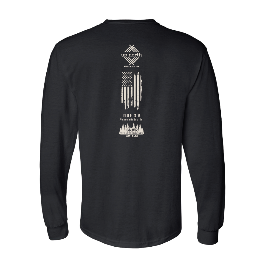 RIDE 3.0 LS Tee - Black