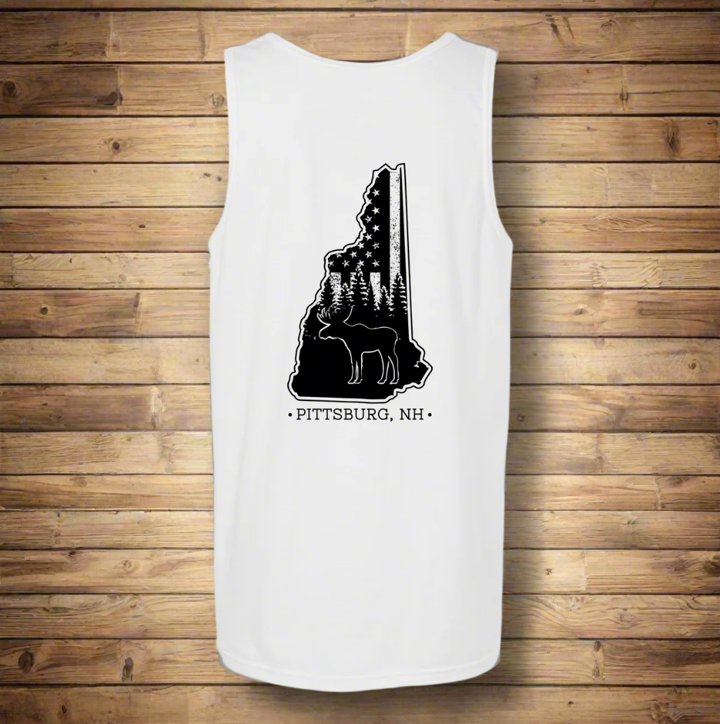 White Tank - NH Flag Treeline & Moose