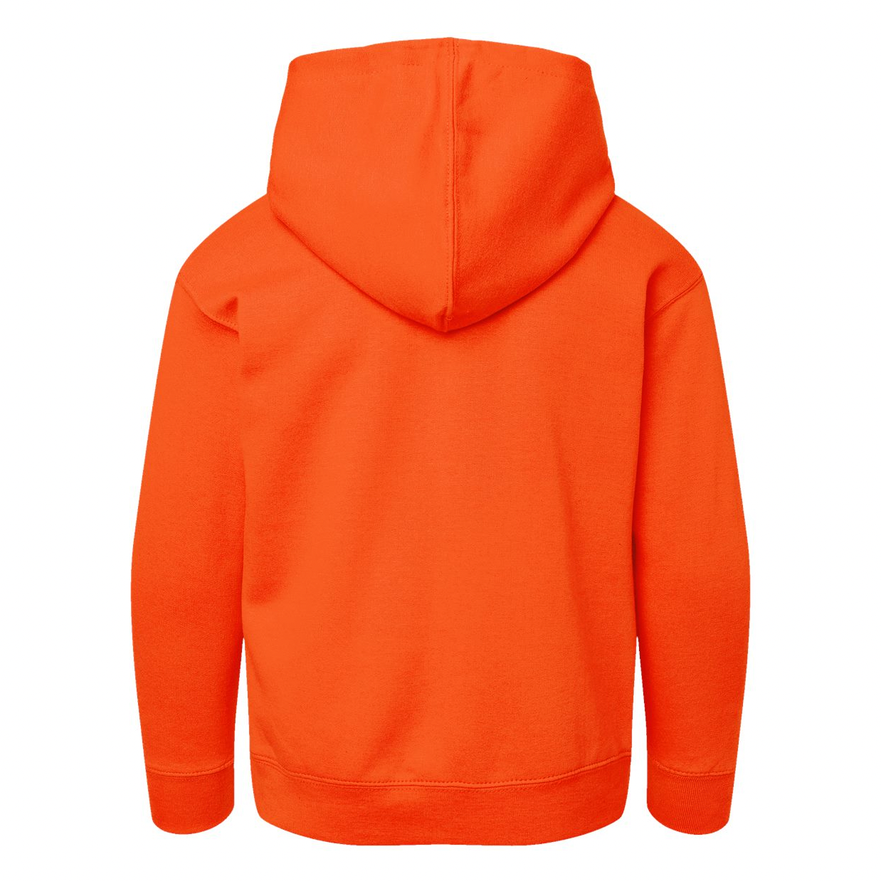 Varsity Type Youth Logo Hoodie - Orange