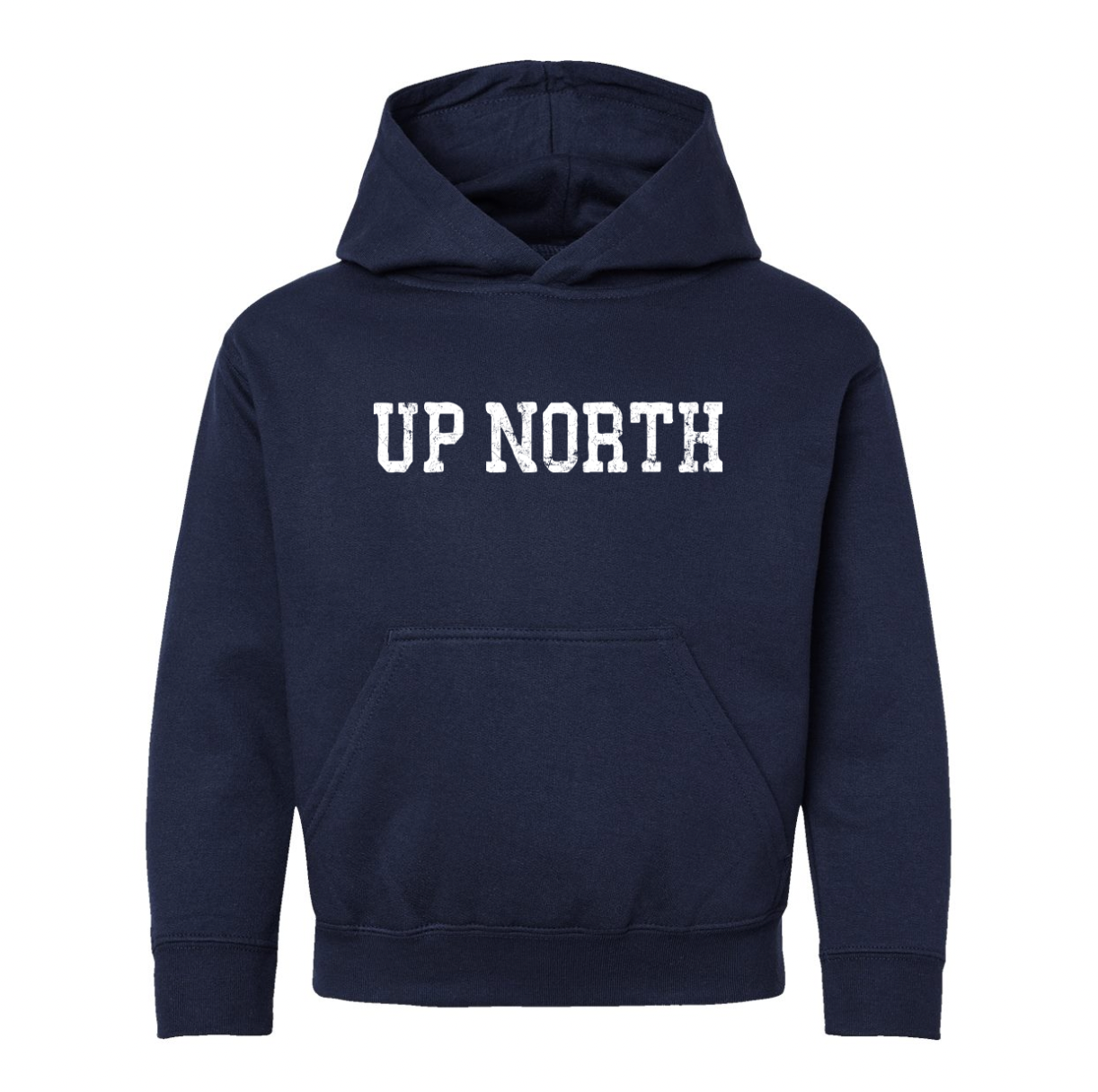 Up North Type - Youth Hoodie - Navy