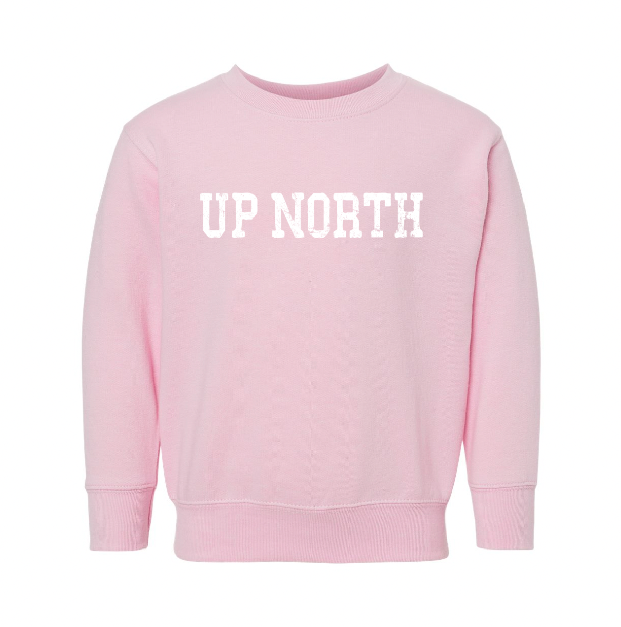 Up North Type - Toddler Crew - Pink