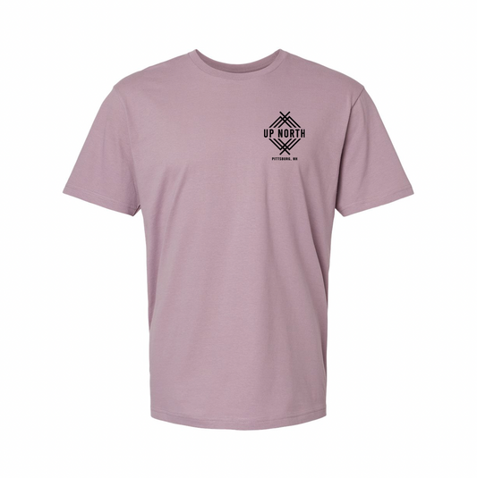 Up North Small Logo Tee - Washed Purple