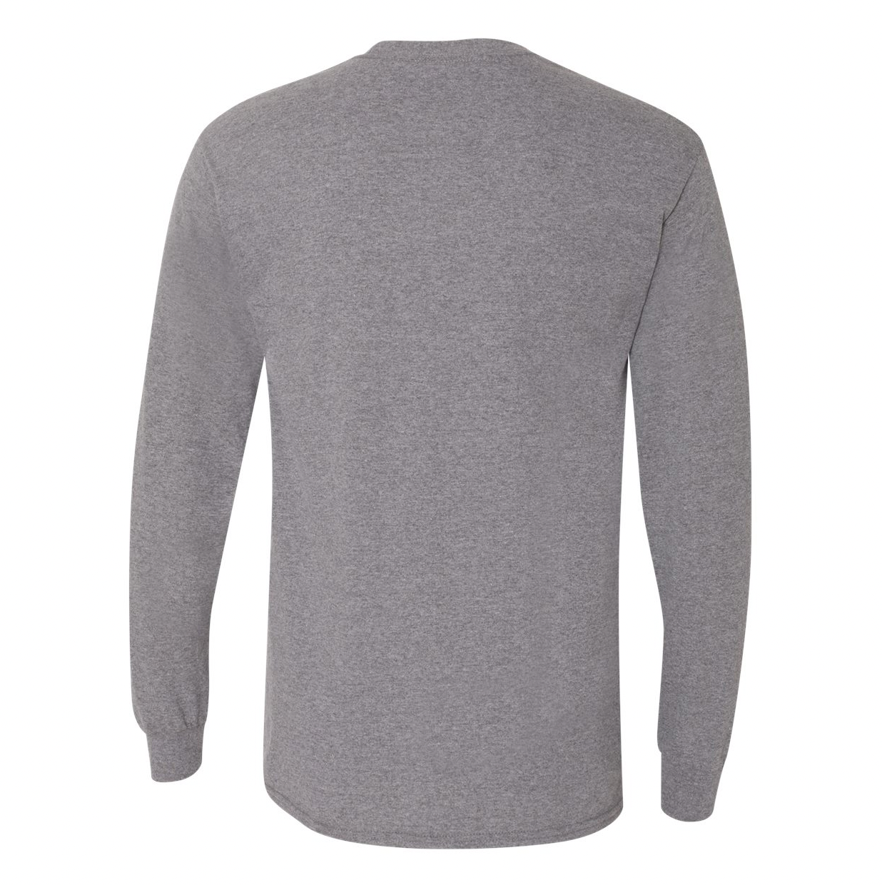 Circle Logo Unisex LS Tee - Grey Heather