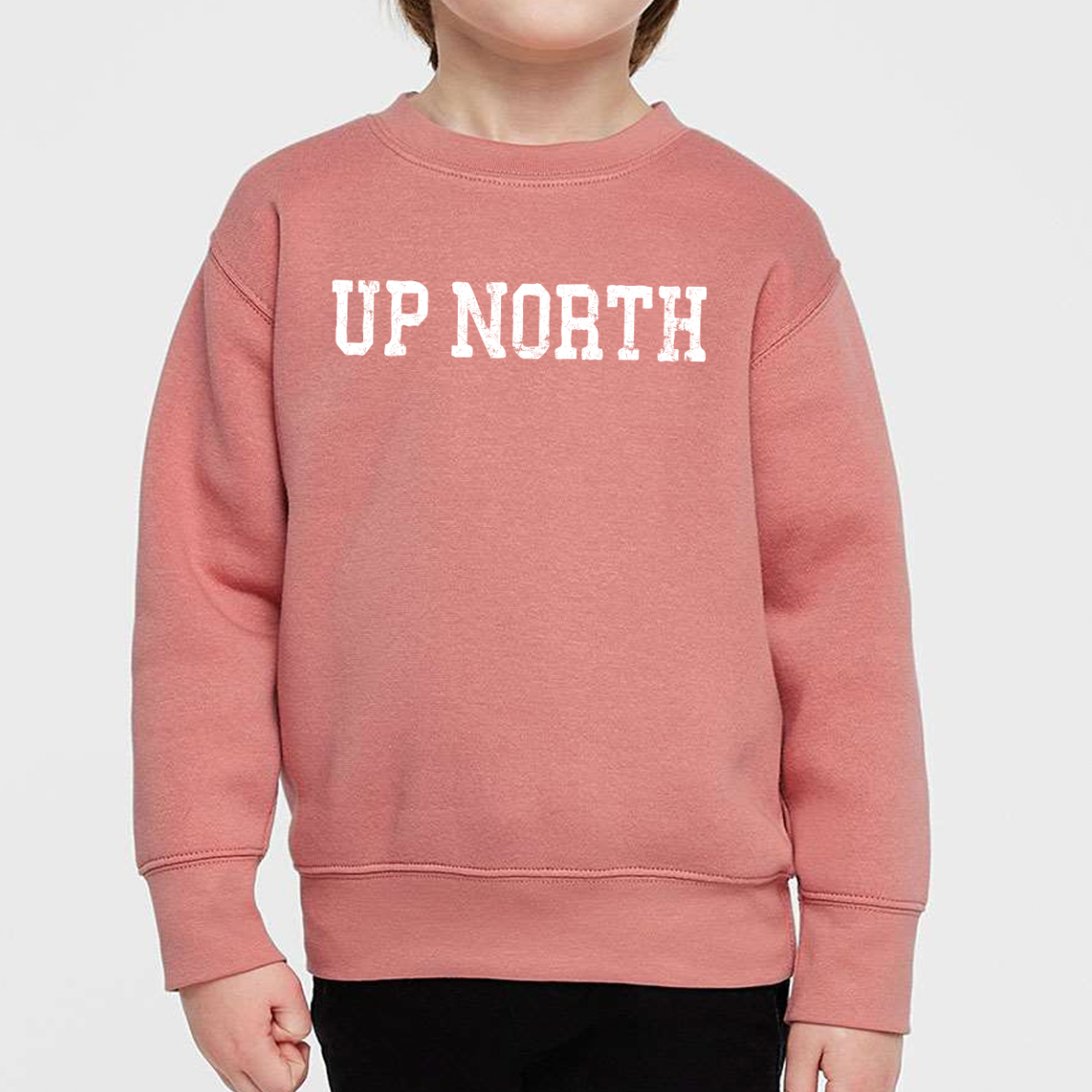 Up North Type - Toddler Crew - Mauve
