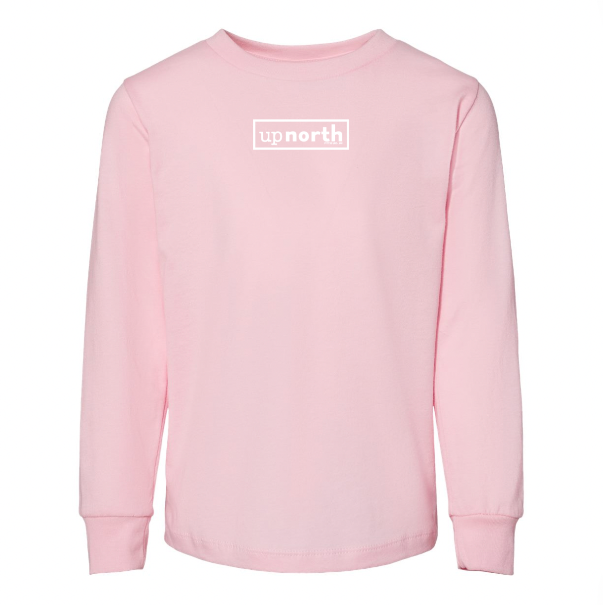 Toddler Rectangle Logo LS - Pink