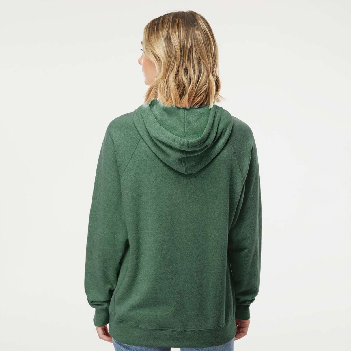 Up North Elevated Logo Hoodie - Forest Heather