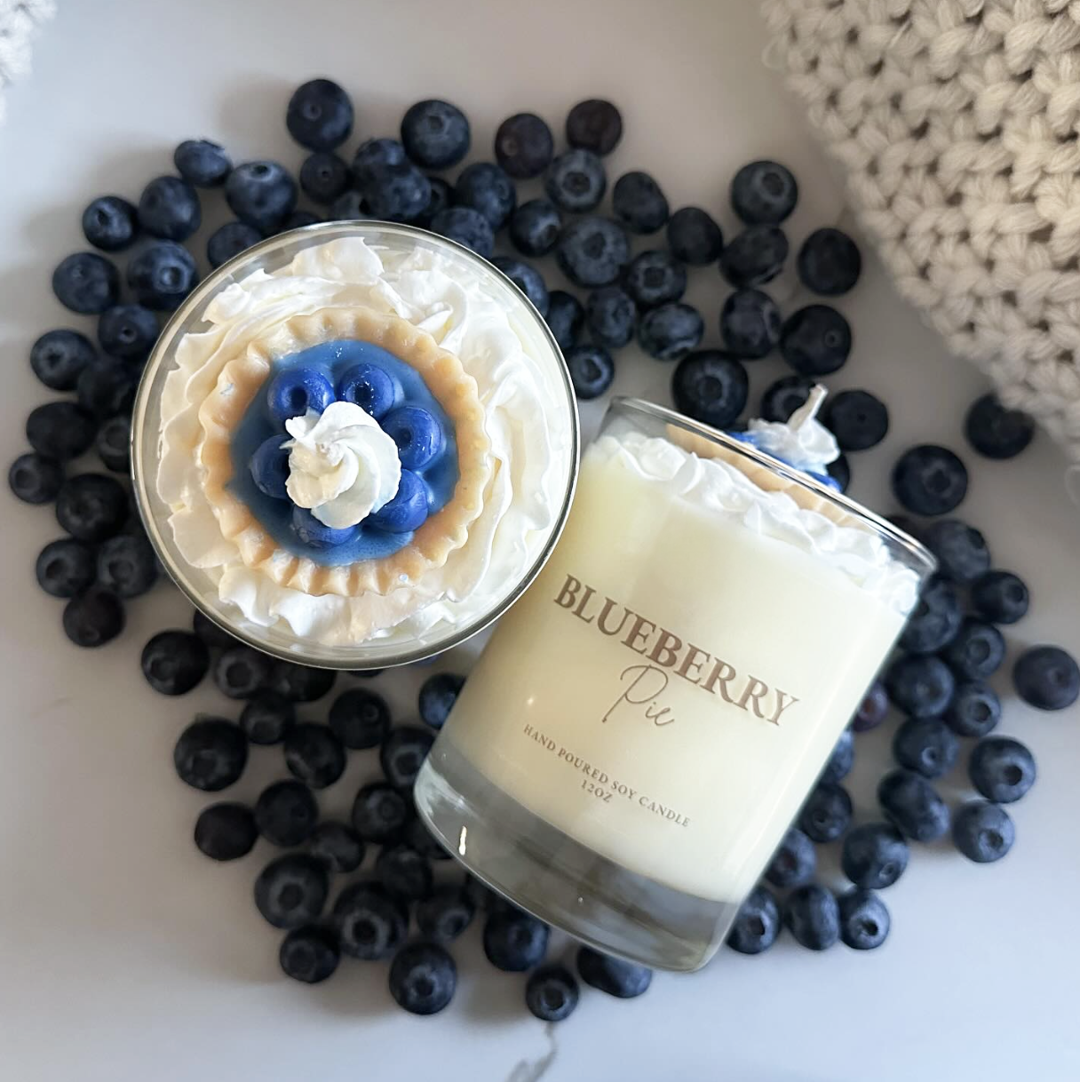 Blueberry Pie 12oz Handmade Soy Candle