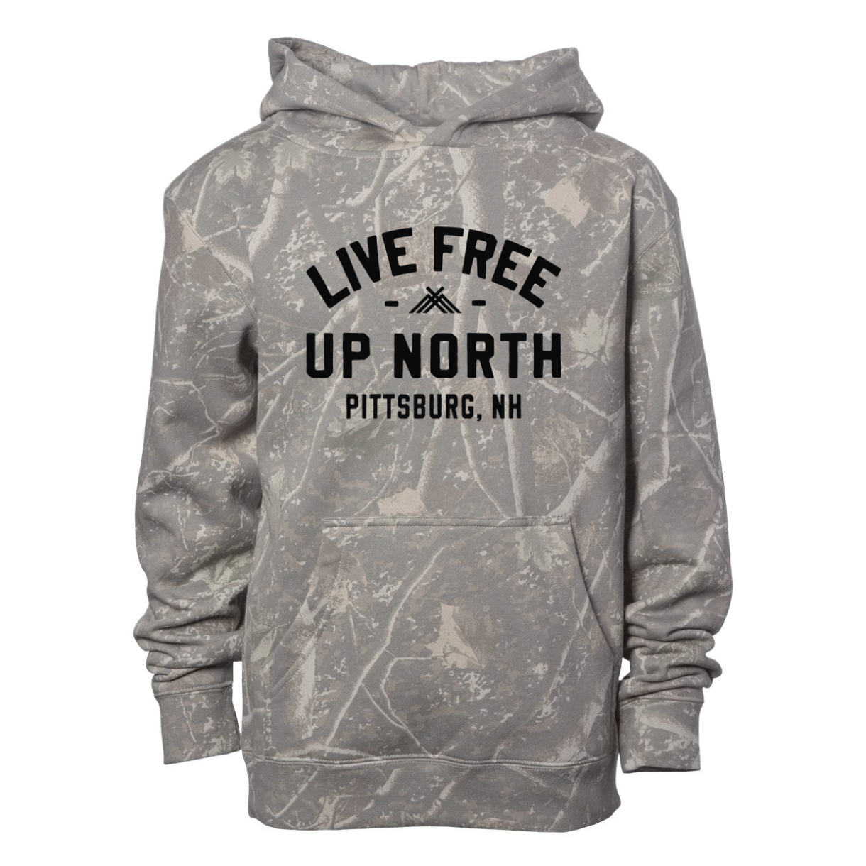 Live Free YOUTH Hoodie - Deadwood Camo