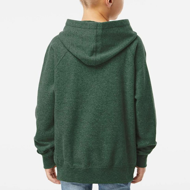YOUTH Up North Moose Hoodie - Green