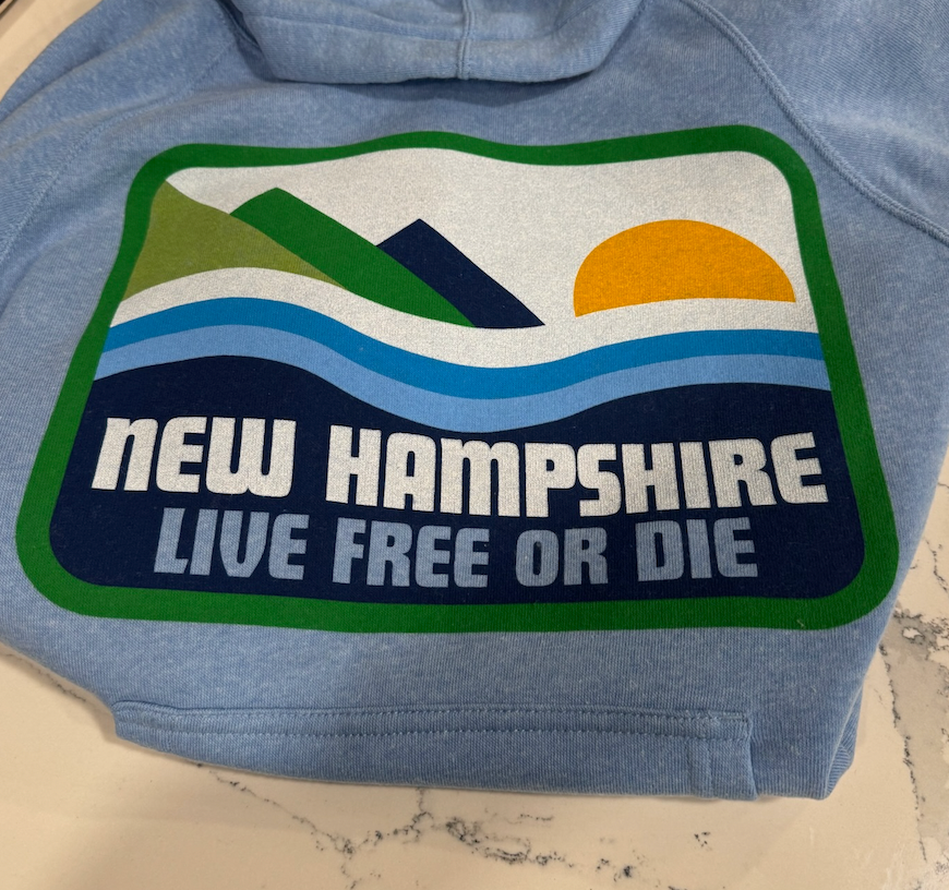 New Hampshire Pata Hoodie - Blue