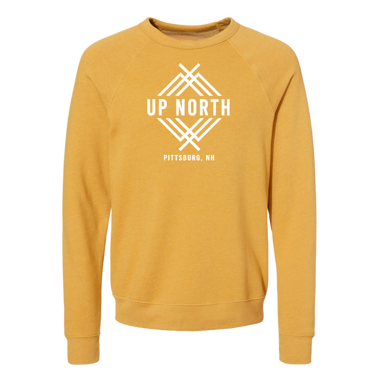 Up North Elevated Logo Crew - Mustard