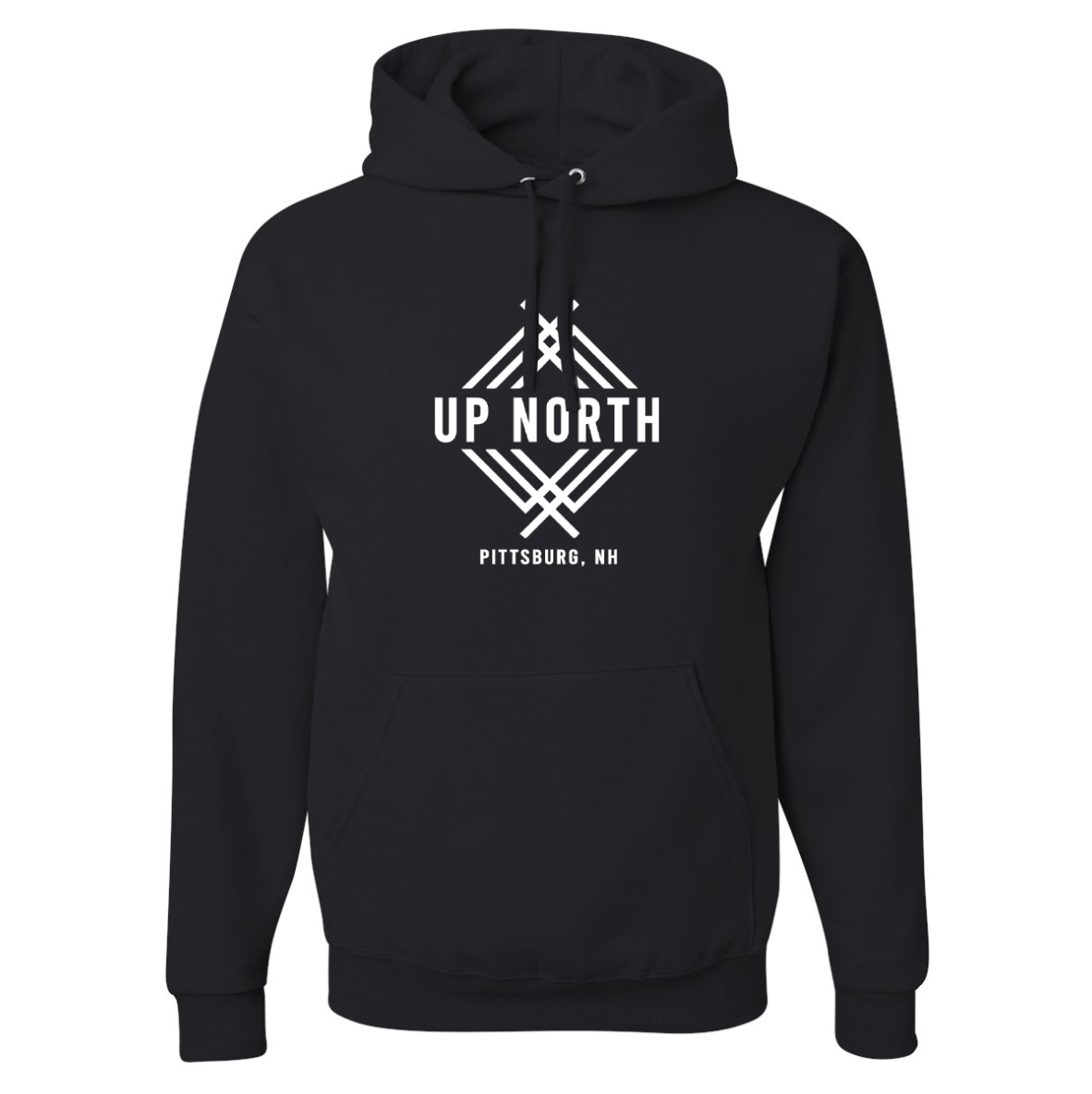 Up North Logo Hoodie - Black