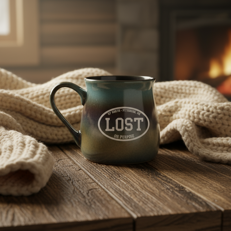 16oz Rustic Tavern Mug - Lost on Purpose