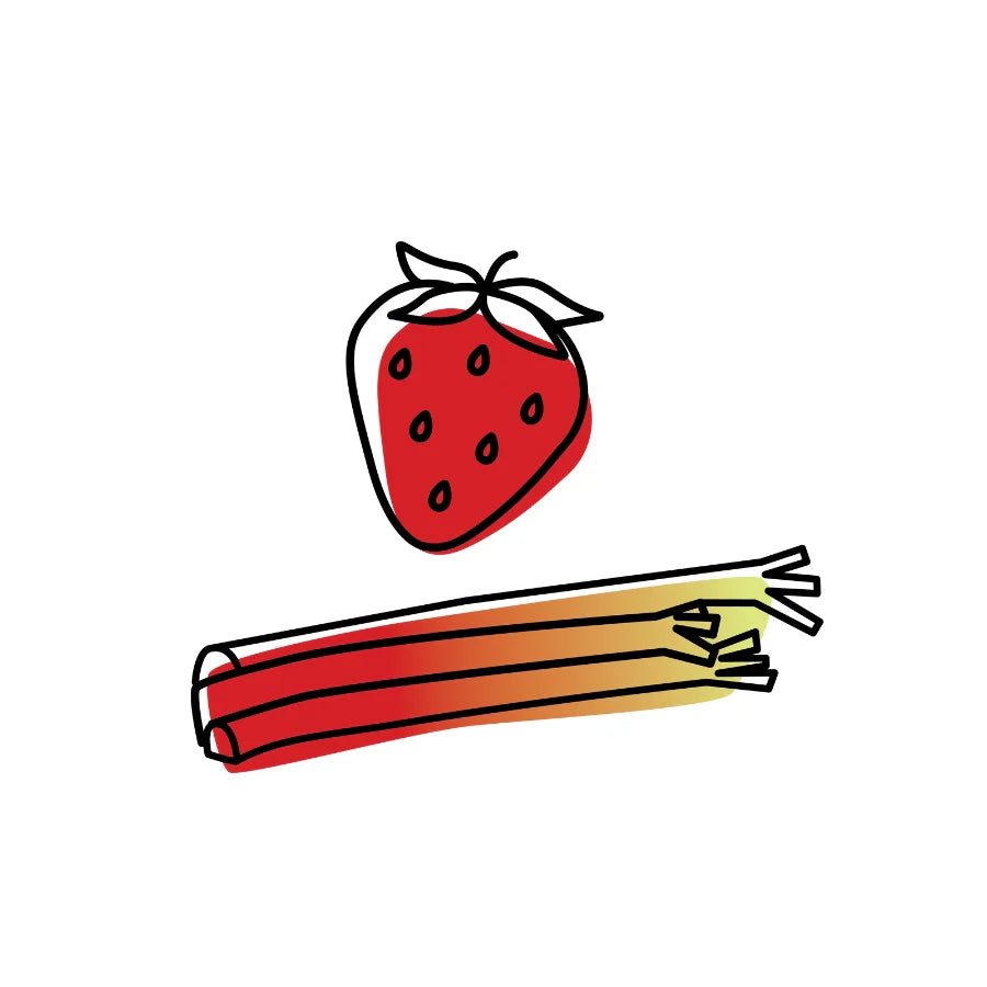 Strawberry Rhubarb Jam, 11oz