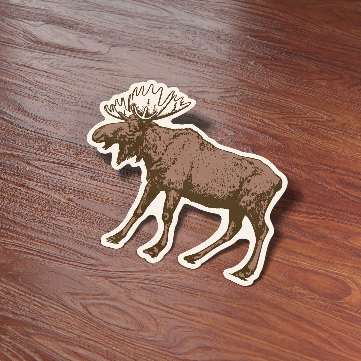 Bull Moose Bumper Sticker