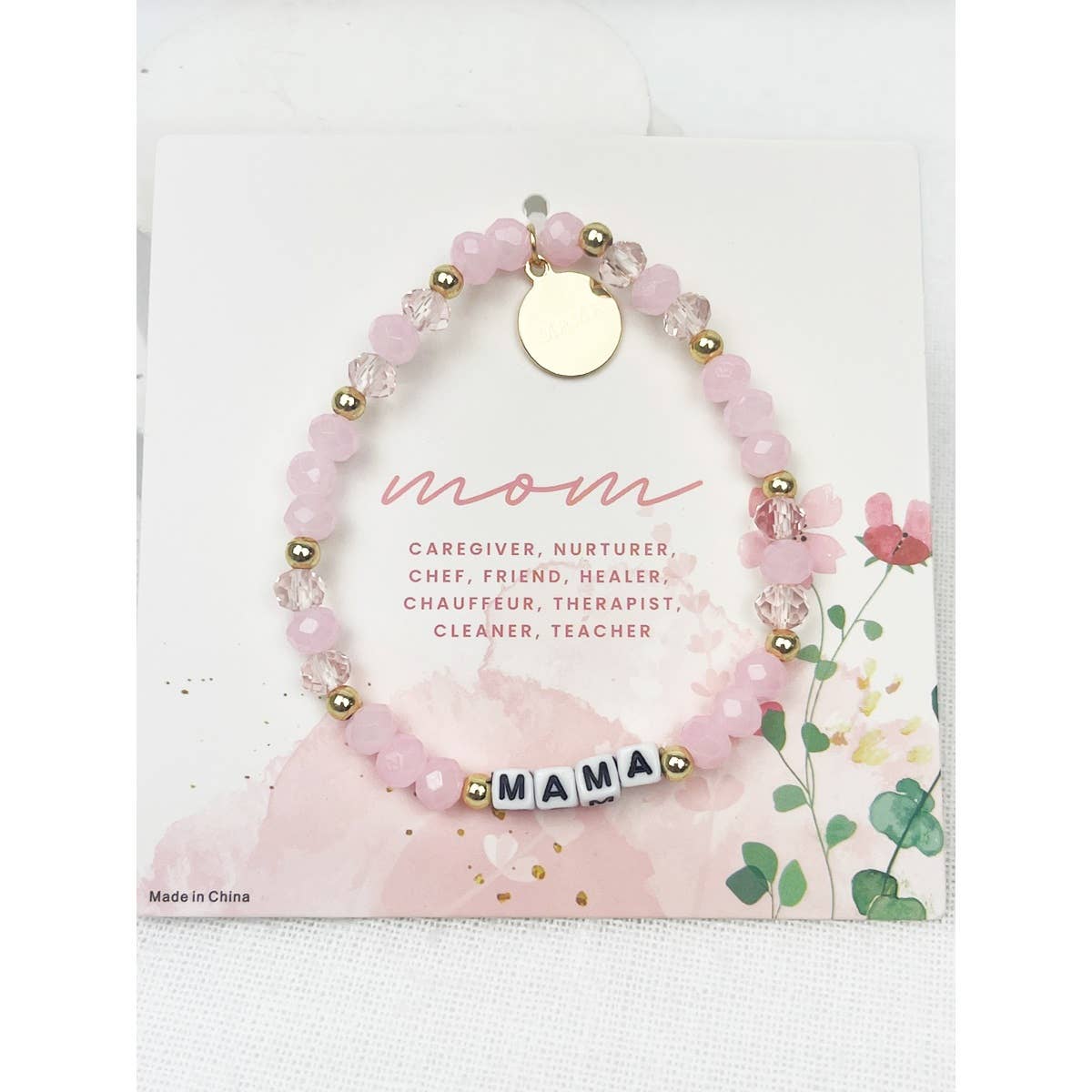 MAMA Beaded Bracelet